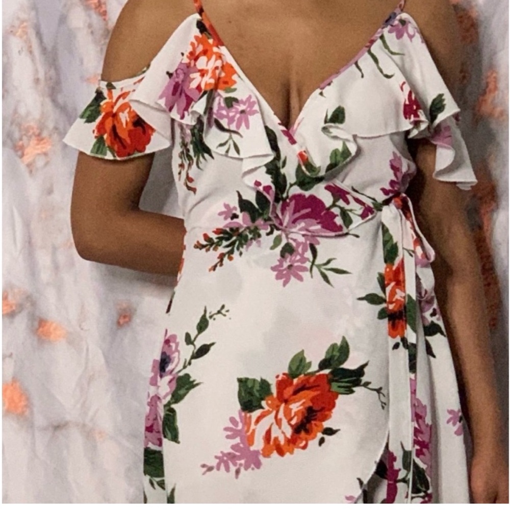 Floral Off-Shoulder Dress